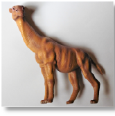 The giant mammal Paraceratherium.